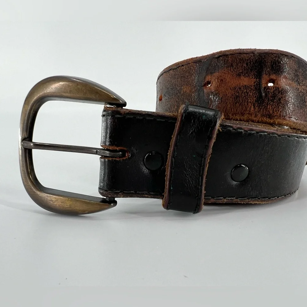 Vintage‎ Leather Men’s Brown Belt 38
